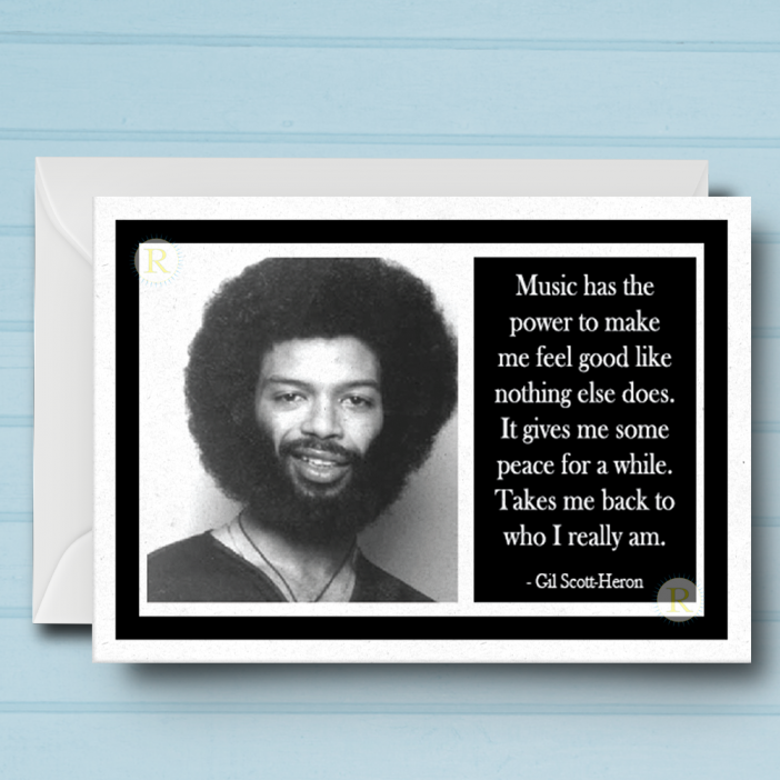 Gil Scott-Heron Card